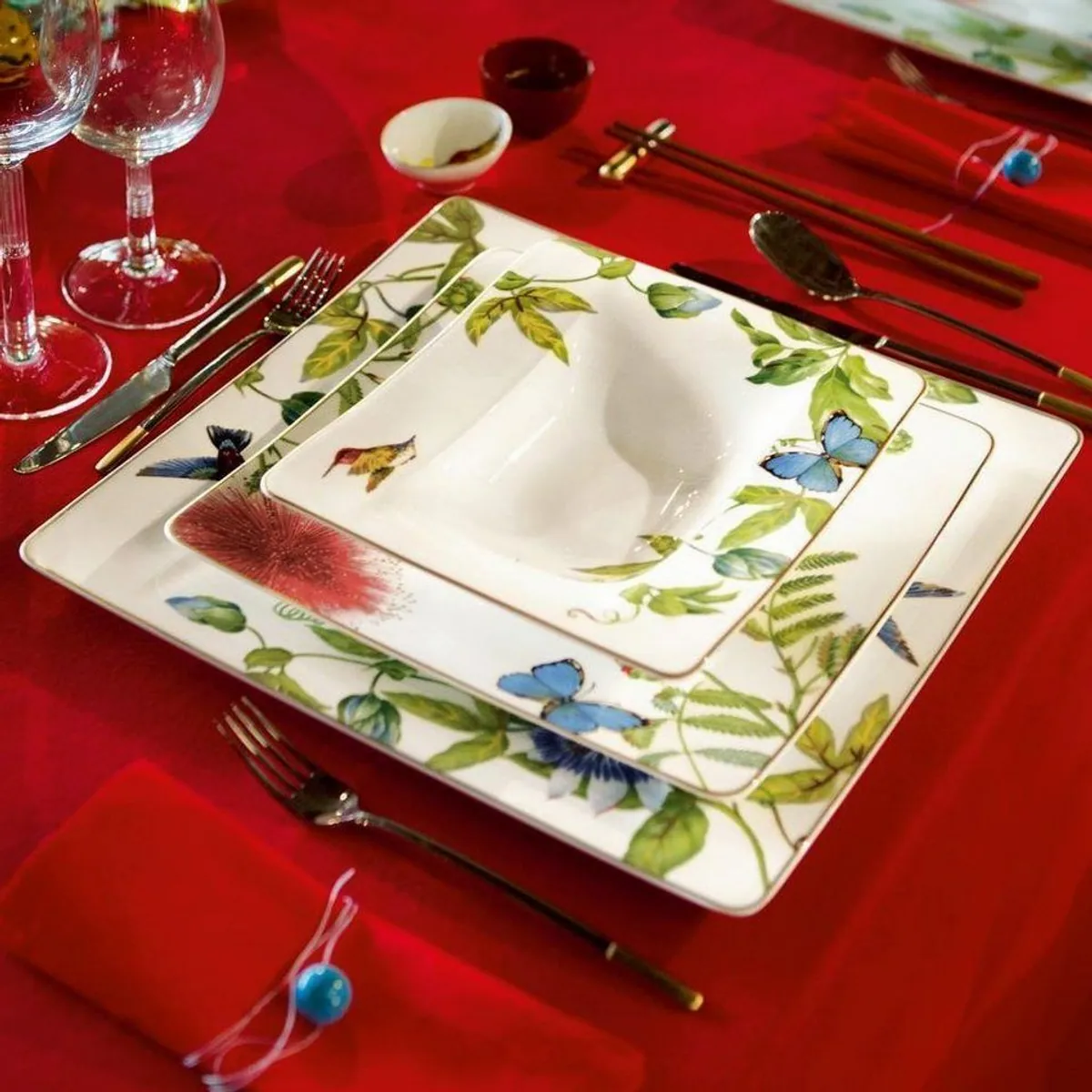 Villeroy & Boch Amazonia Tafelservice, 12-tlg., für 6 Personen, Porzellan 5