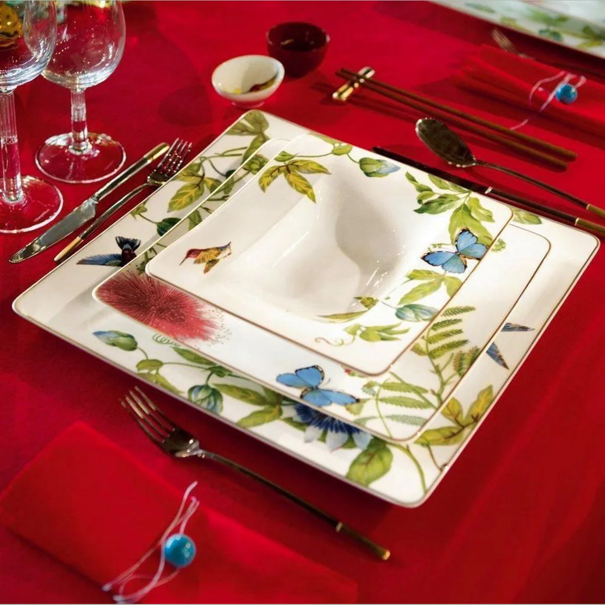 Villeroy & Boch Amazonia Tafelservice, 18-teilig für 6 Personen, hochwertiges Porzellan 5