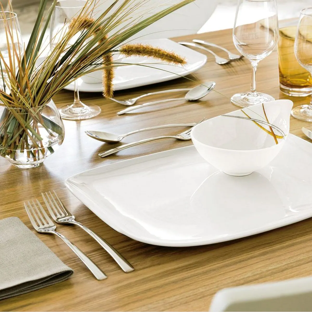 Villeroy & Boch Piemont Besteck-Set, 30-teilig, 6 Personen, 18/10 Edelstahl 3