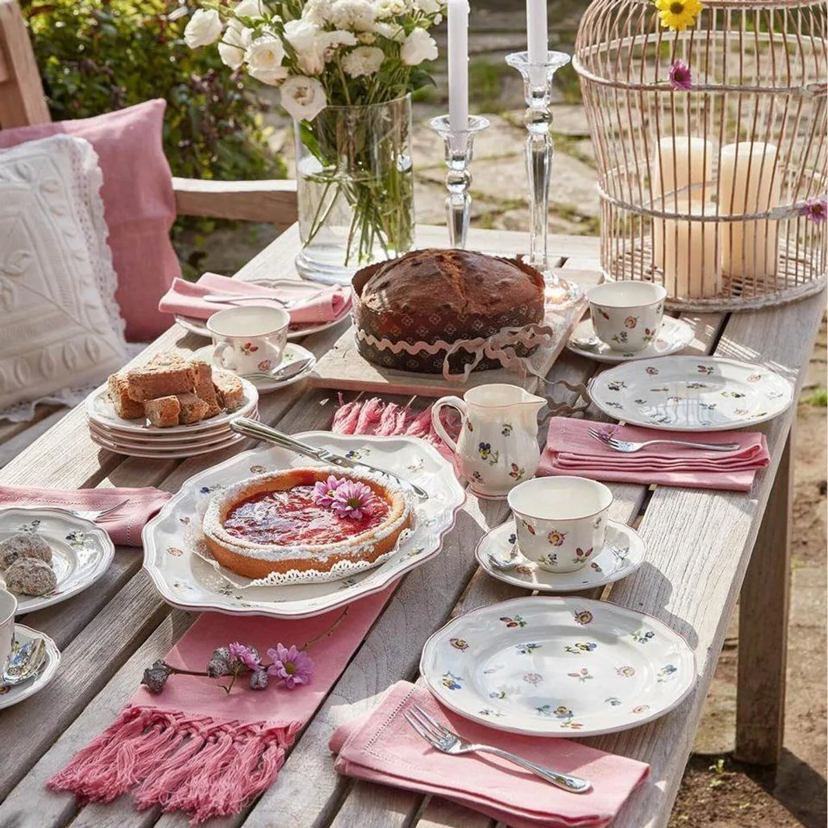 Villeroy & Boch Petite Fleur Frühstücksteller, romantisches Design, spülmaschinenfest — 6er Set 4