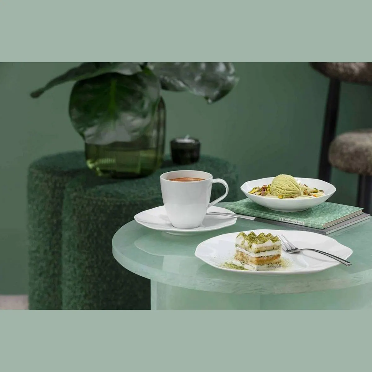 Villeroy & Boch Pura Frühstücks-Set, 18-teilig für 6 Personen — modernes Design, Premium Bone Porzellan, spülmaschinenfest 4