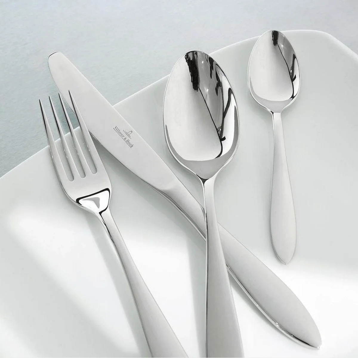 Villeroy & Boch Arthur Besteck-Set, 144-teilig, Edelstahl, spülmaschinenfest 2