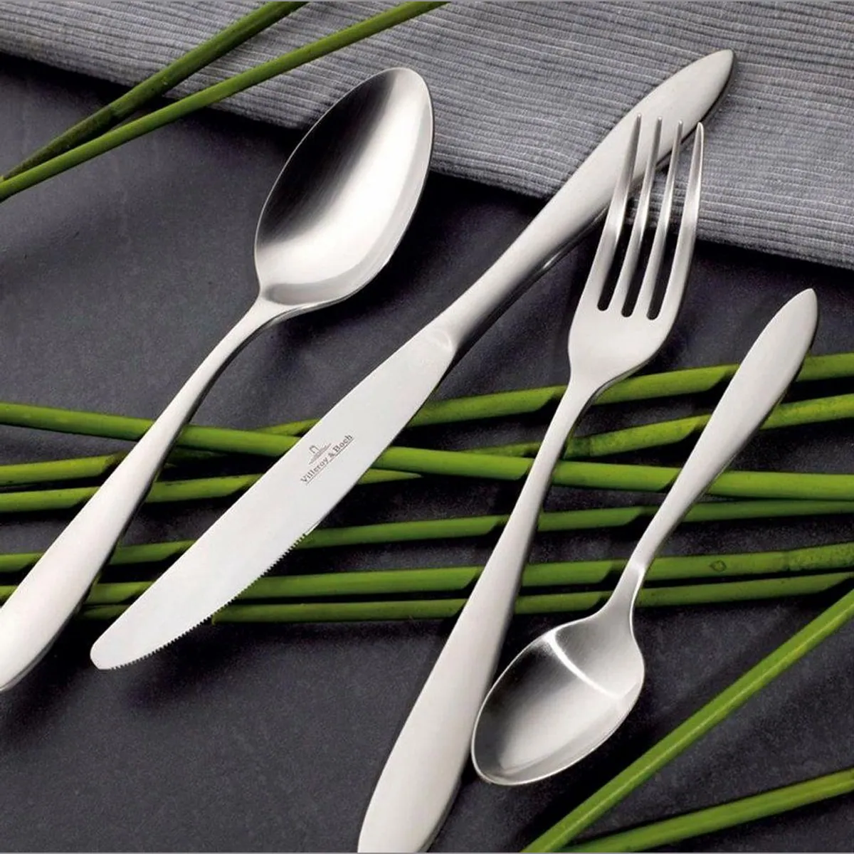 Villeroy & Boch Arthur Besteck-Set, 144-teilig, Edelstahl, spülmaschinenfest 3