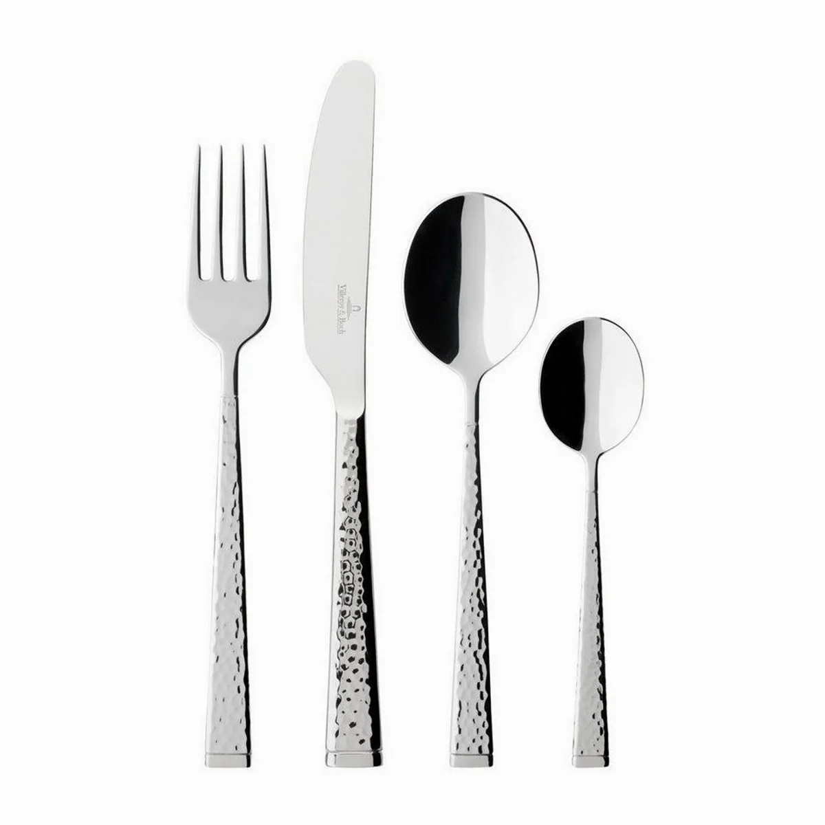 Villeroy & Boch Blacksmith Besteck-Set, 144 Teile, Edelstahl, spülmaschinenfest