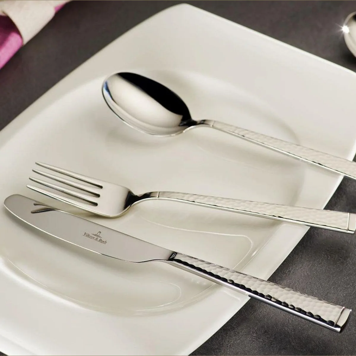 Villeroy & Boch Blacksmith Besteck-Set, 144 Teile, Edelstahl, spülmaschinenfest 2
