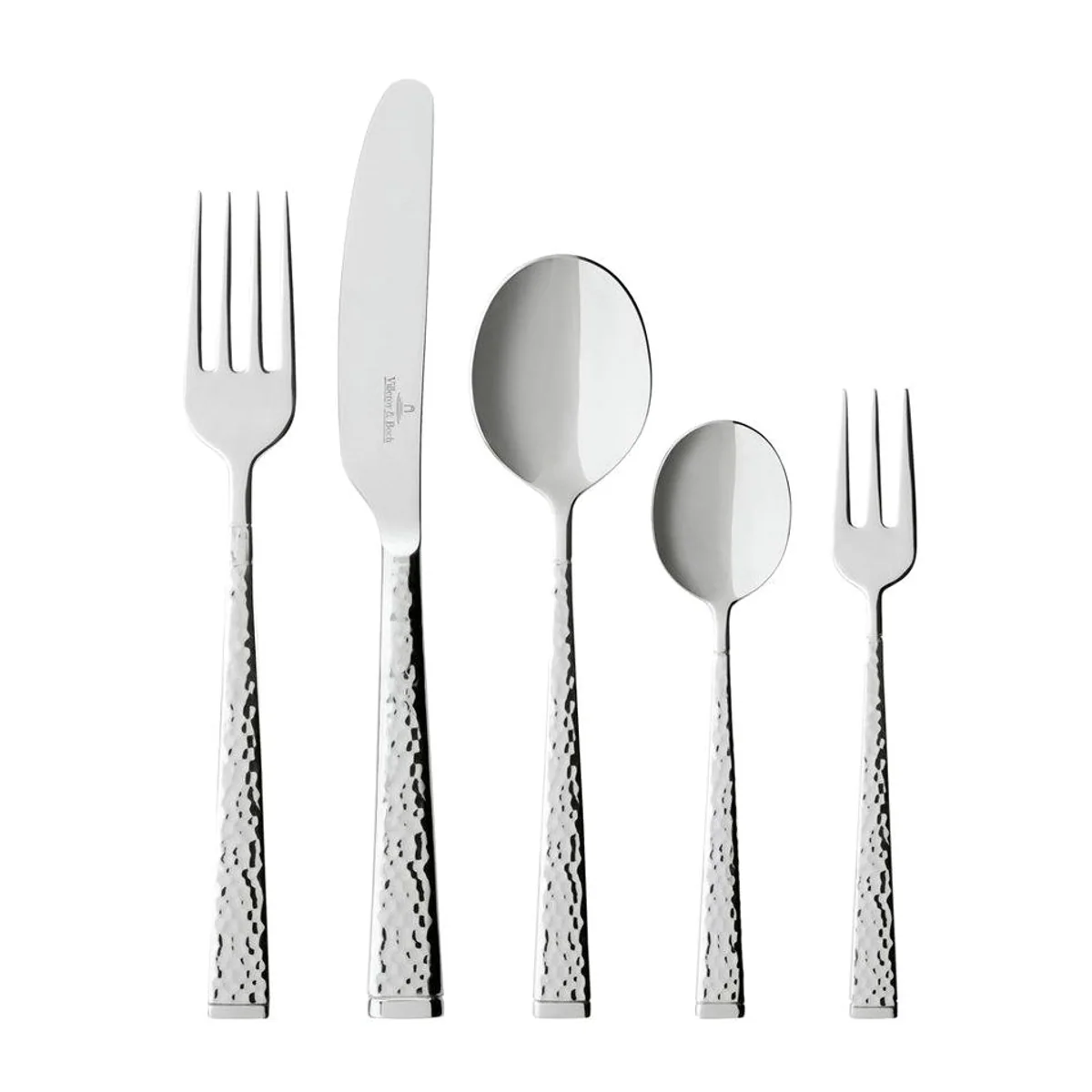 Villeroy & Boch Besteck-Set Blacksmith, 180 Teile, Edelstahl, Spülmaschinenfest