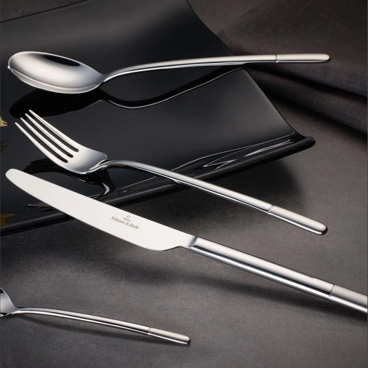 Villeroy & Boch Ella Besteck-Set, 180 Teile, Edelstahl, spülmaschinenfest 2