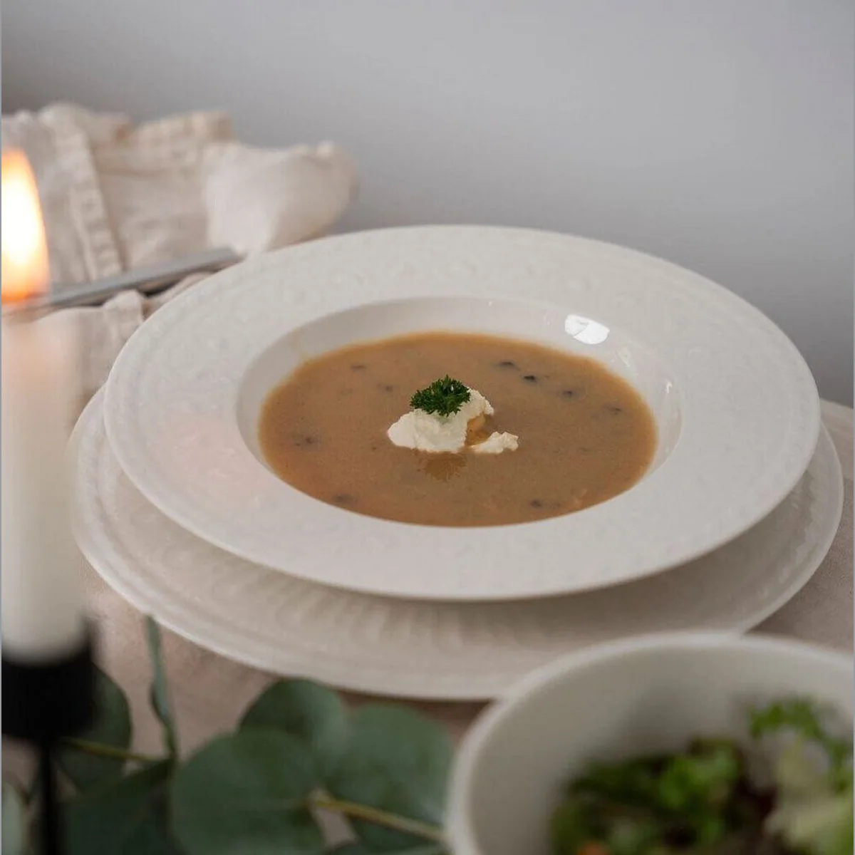 Villeroy & Boch Cellini Suppenteller Set, 12-teilig, für 6 Personen 4