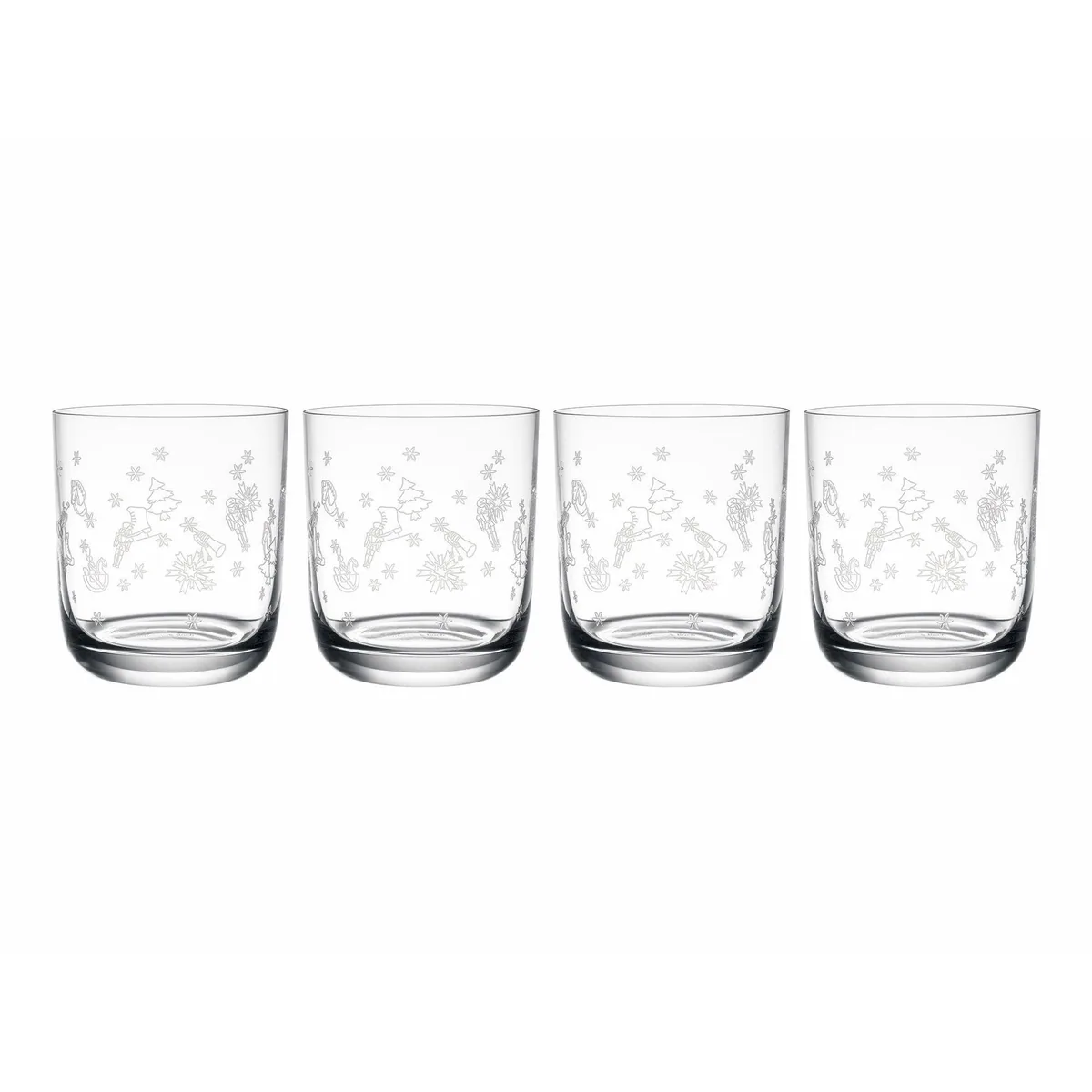 Villeroy & Boch Toy's Delight Wasserglas-Set, 8er Set, elegantes Design, spülmaschinengeeignet, Kristallglas