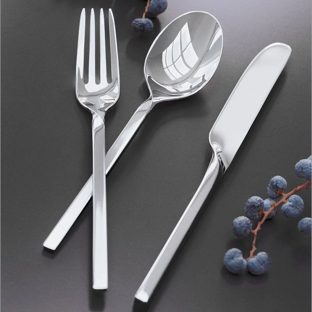 Villeroy & Boch NewWave Besteck-Set, 24-teilig für 6 Personen – modernes Design, hochwertige Verarbeitung, spülmaschinenfest 4