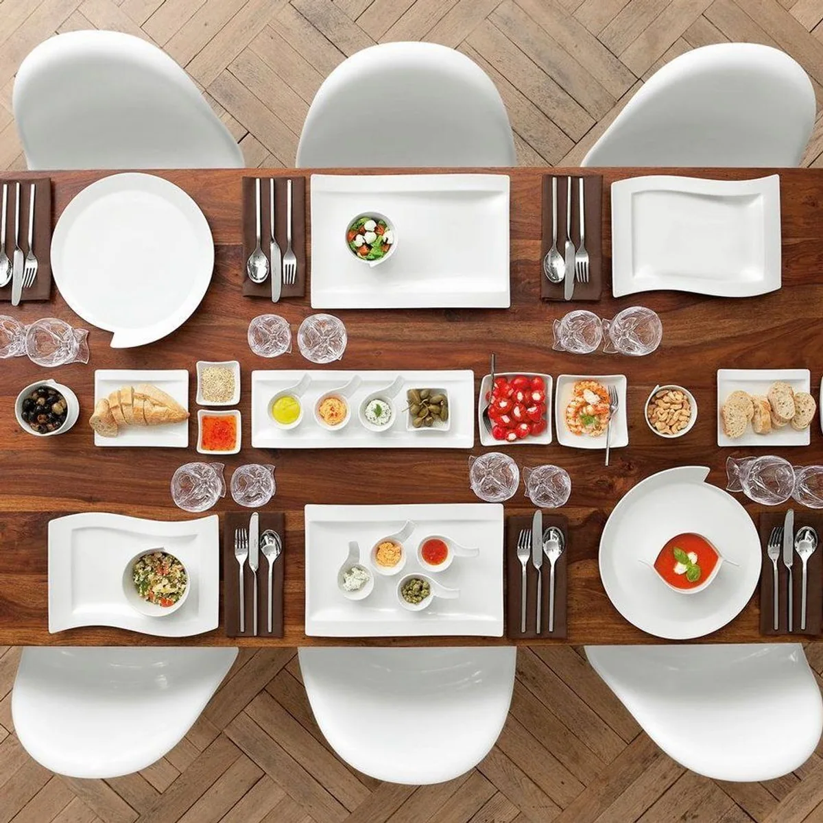 Villeroy & Boch NewWave Besteck-Set, 24-teilig für 6 Personen – modernes Design, hochwertige Verarbeitung, spülmaschinenfest 5