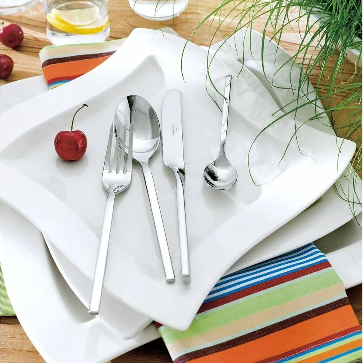 Villeroy & Boch NewWave Besteck-Set, 30-teilig für 6 Personen — modernes Design, Edelstahl, spülmaschinenfest 2