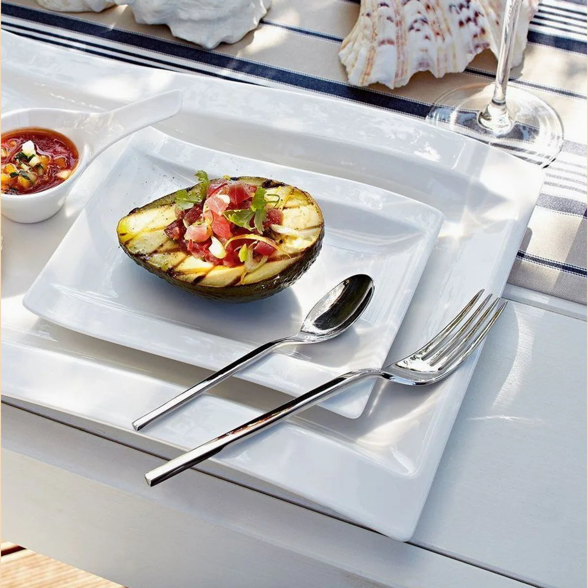 Villeroy & Boch NewWave Besteck-Set, 30-teilig für 6 Personen — modernes Design, Edelstahl, spülmaschinenfest 3