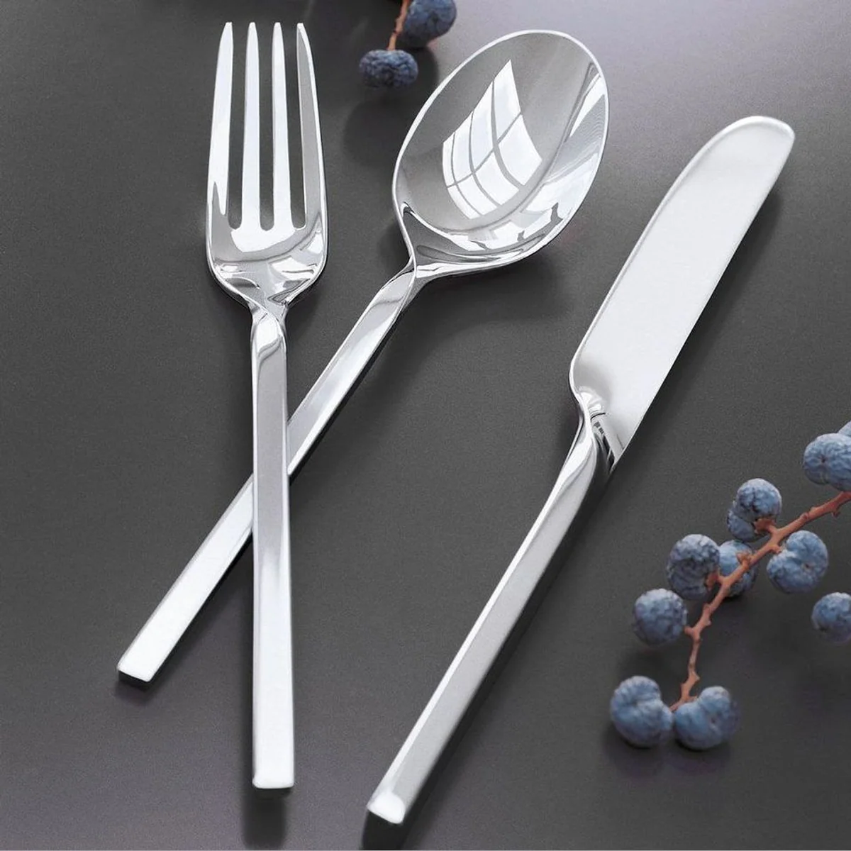 Villeroy & Boch NewWave Besteck-Set, 30-teilig für 6 Personen — modernes Design, Edelstahl, spülmaschinenfest 4