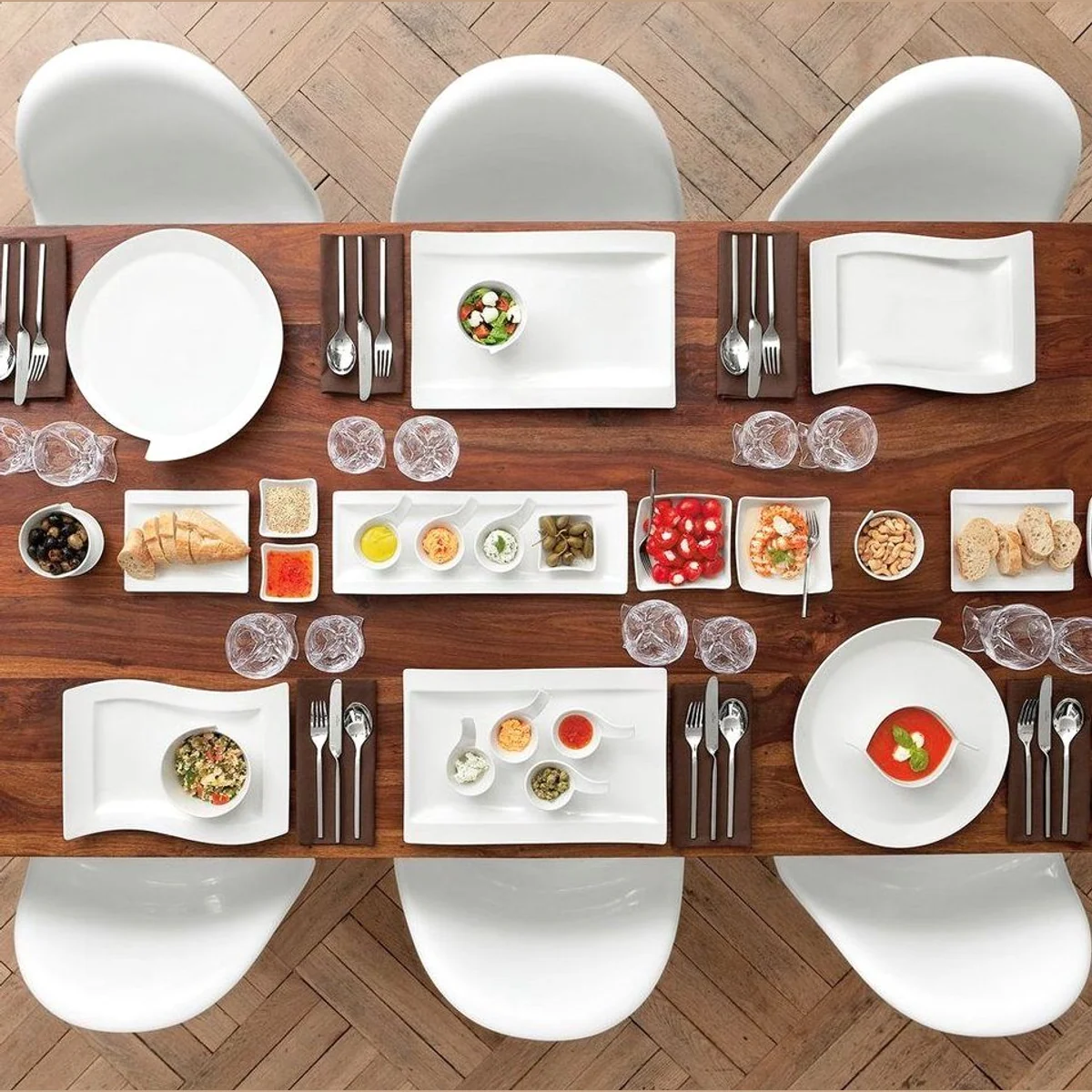 Villeroy & Boch NewWave Besteck-Set, 30-teilig für 6 Personen — modernes Design, Edelstahl, spülmaschinenfest 5