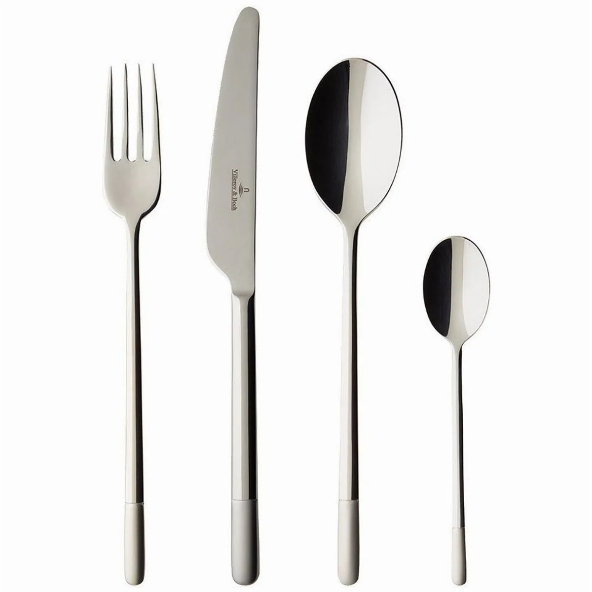 Villeroy & Boch Besteck-Set Ella, 24-teilig, für 6 Personen, Edelstahl, spülmaschinenfest