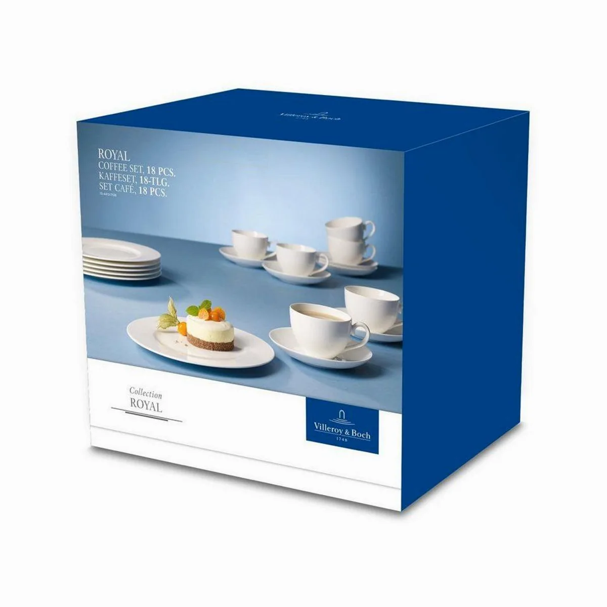 Villeroy & Boch Royal Kaffeeservice 18-tlg., elegantes Design, für 6 Personen 3