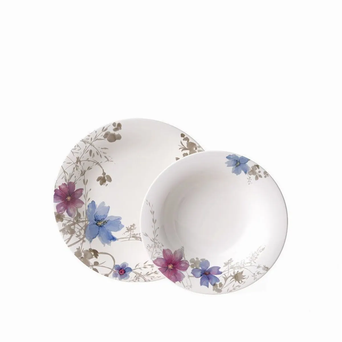 Villeroy & Boch Mariefleur Gris Basic, 12-tlg. Tafelservice für 6 Personen