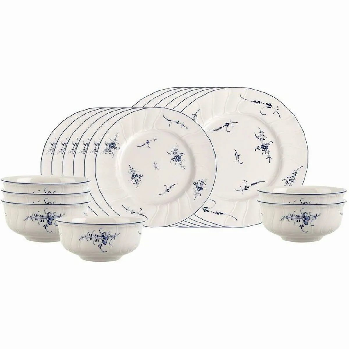 Villeroy & Boch Vieux Luxembourg Kombiservice, 18-teilig für 6 Personen