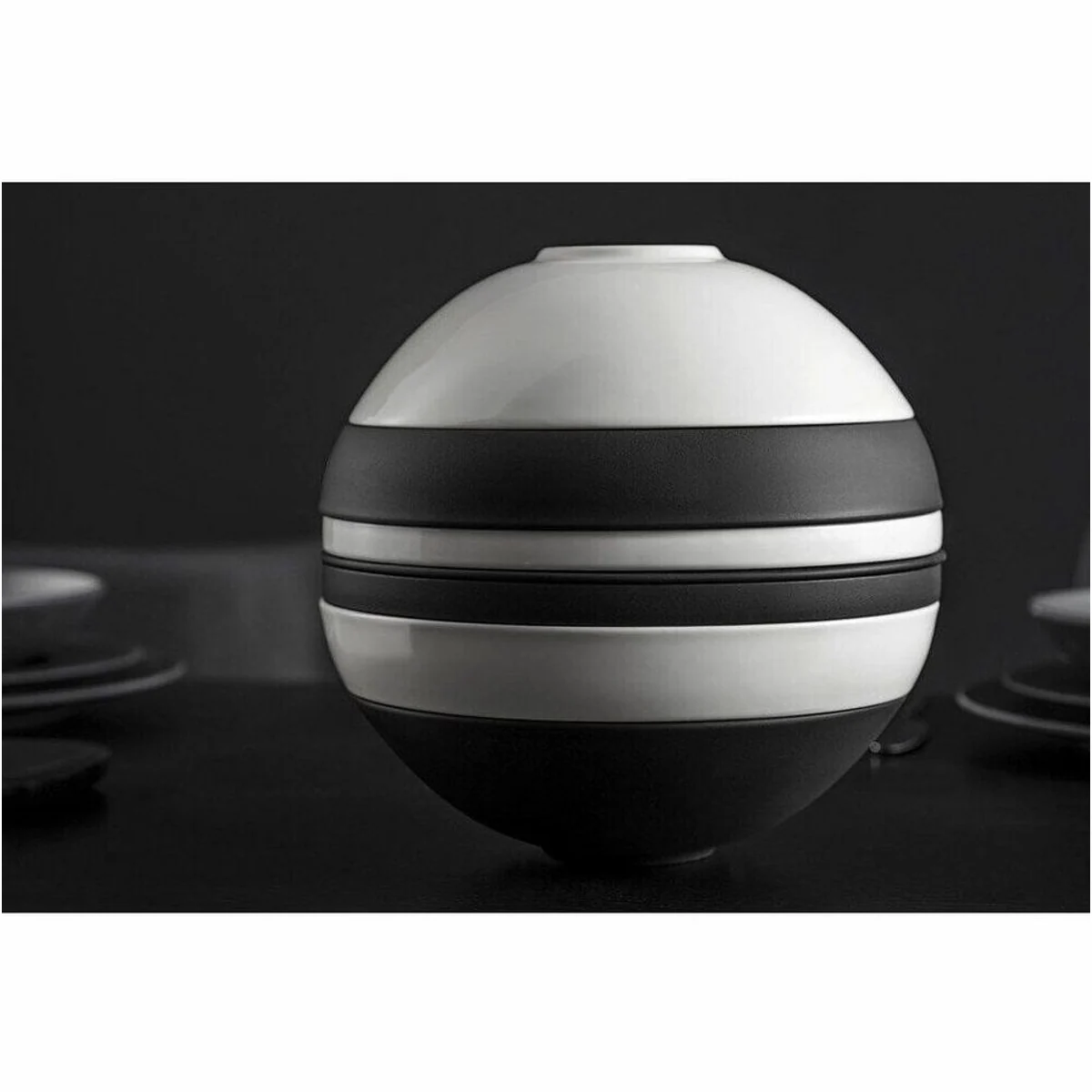 Villeroy & Boch La Boule Geschirr-Set, 7-teilig, Premium Porcelain, für 2 Personen 4