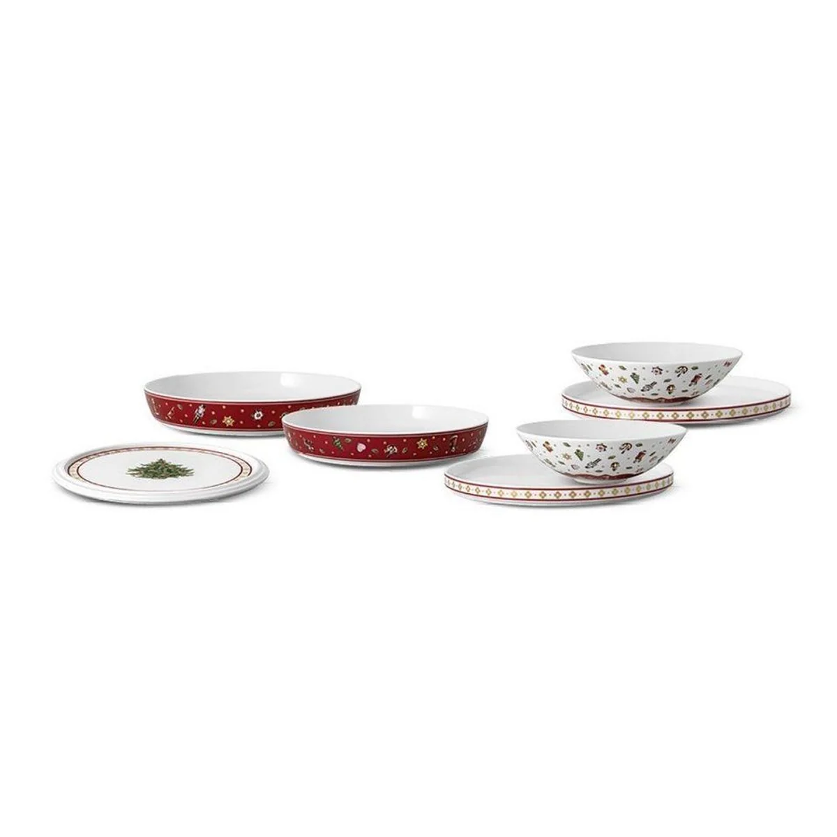 Villeroy & Boch Toy's Delight La Boule Set, 7-teilig, nostalgisches Design, spülmaschinenfest 2