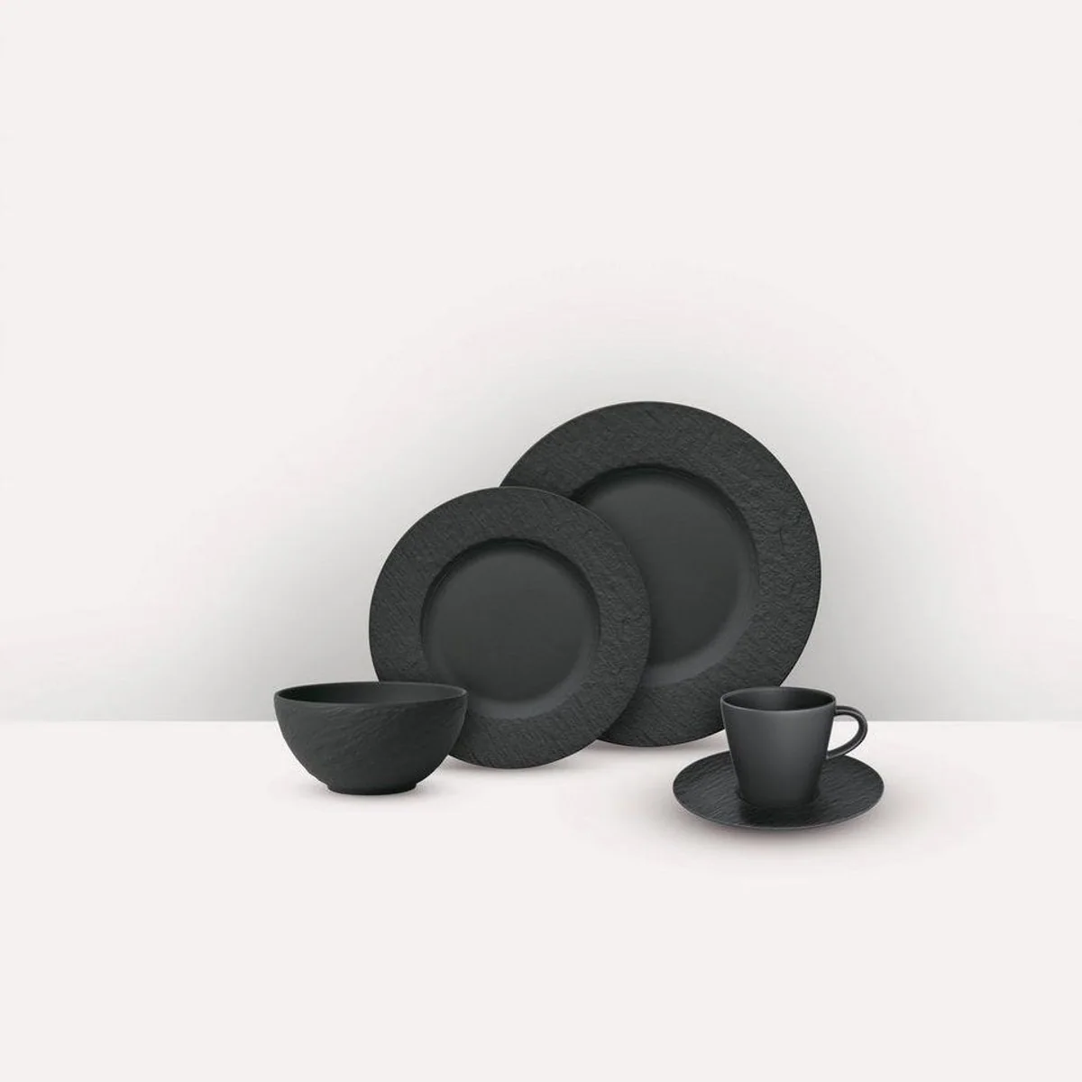 Villeroy & Boch Kombiservice Manufacture Rock, 20-teilig, modernes Design