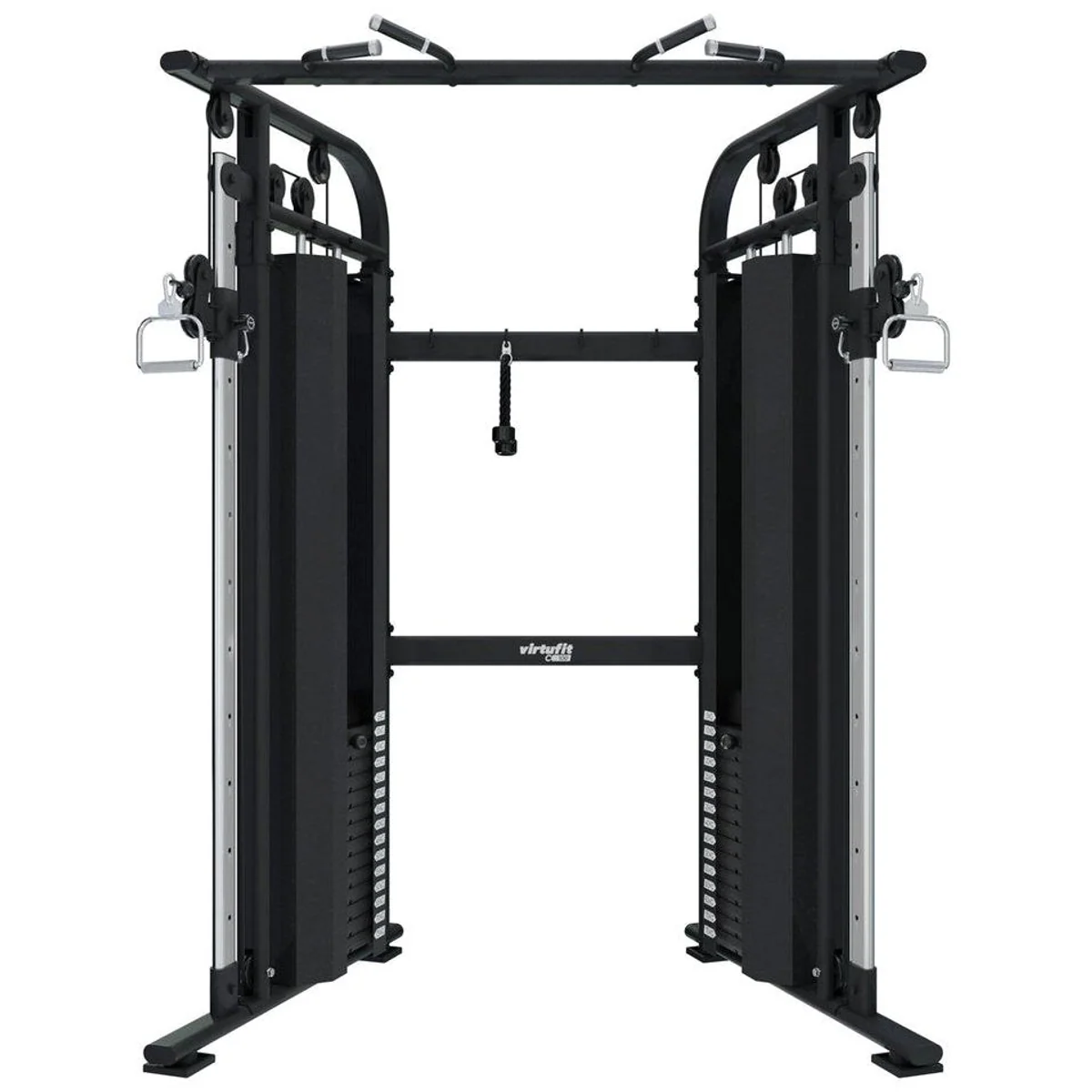 VirtuFit CC100 Cable Crossover, vielseitige Kraftstation mit 2 Gewichtsstapeln und verstellbaren Seilzügen