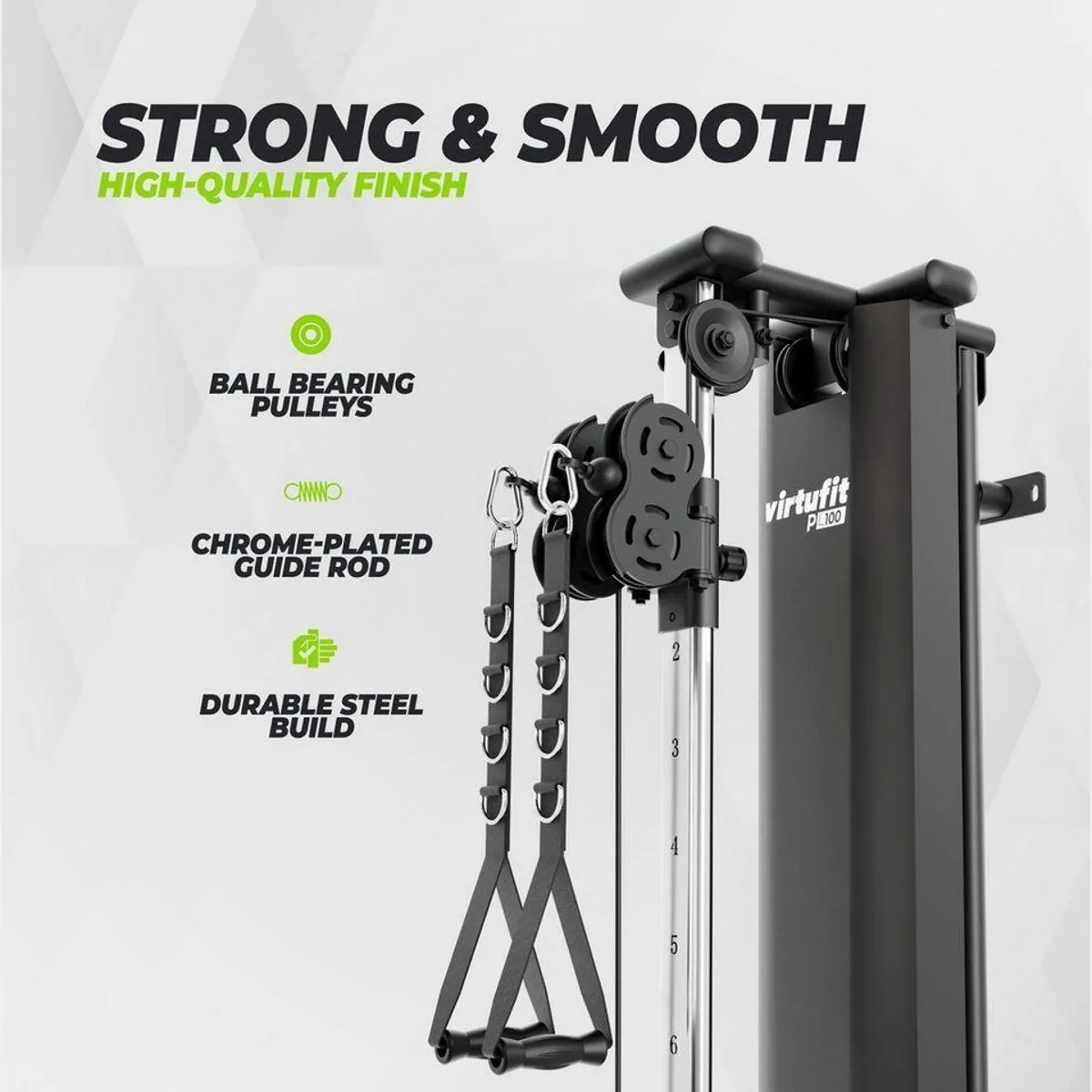 VirtuFit PL100 Single Pulley Station, kompakt, 75 kg Gewicht, vielseitig einsetzbar 5