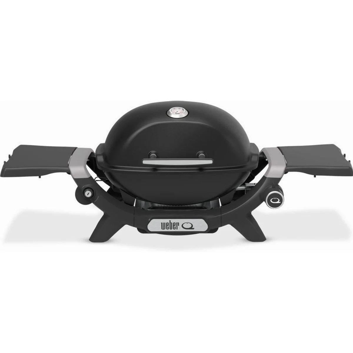Weber Q1200N Gasgrill, Deckelthermometer, abnehmbare Seitentische 2