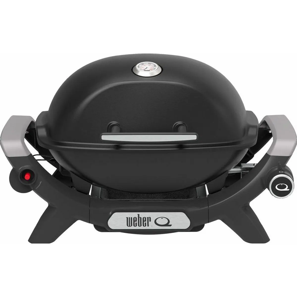 Weber Q1100N Gasgrill, kompakt, mit Deckelthermometer, ideal für unterwegs