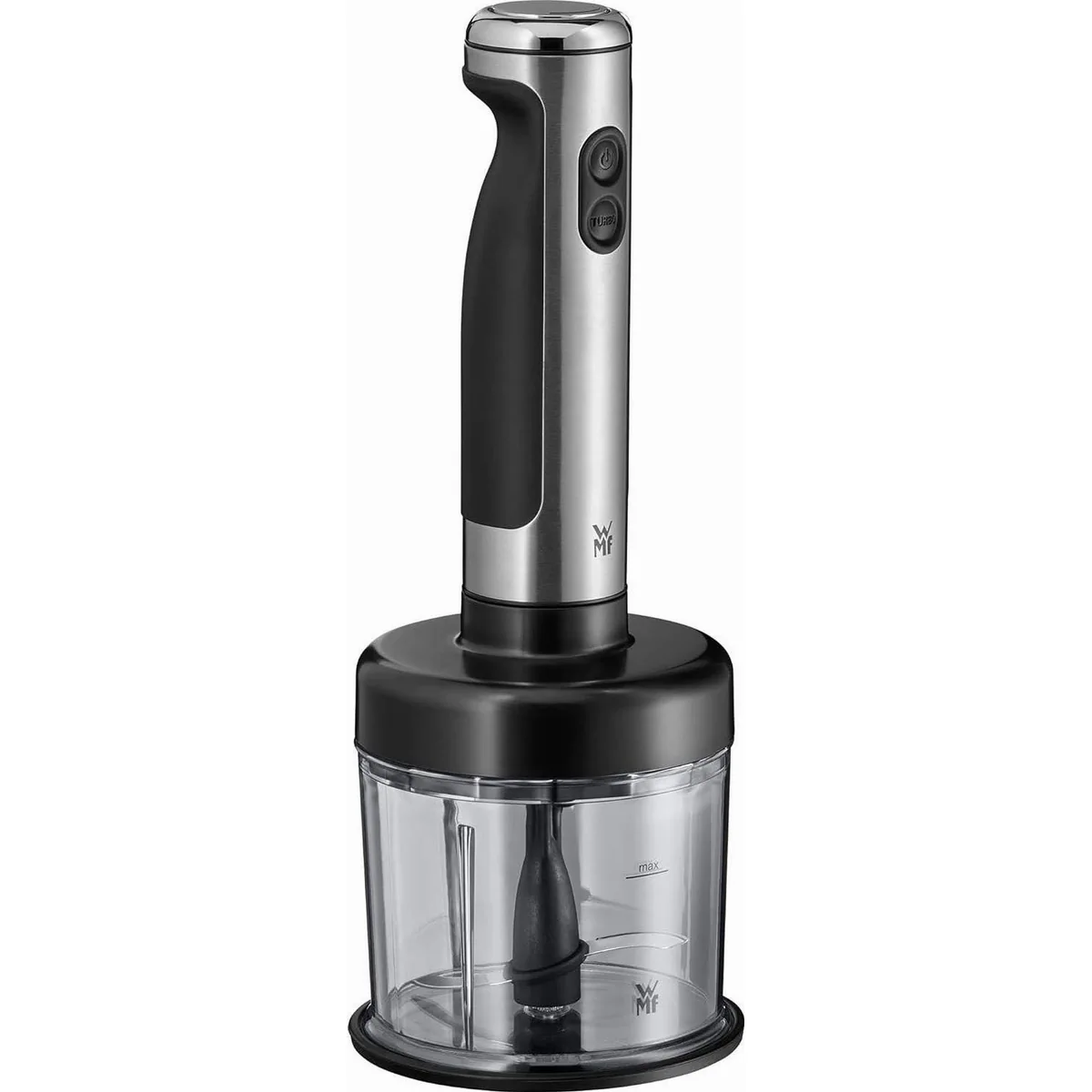 WMF Lineo Stabmixer 4in1, 700 W, Edelstahlklingen, vielseitiges Zubehör 4
