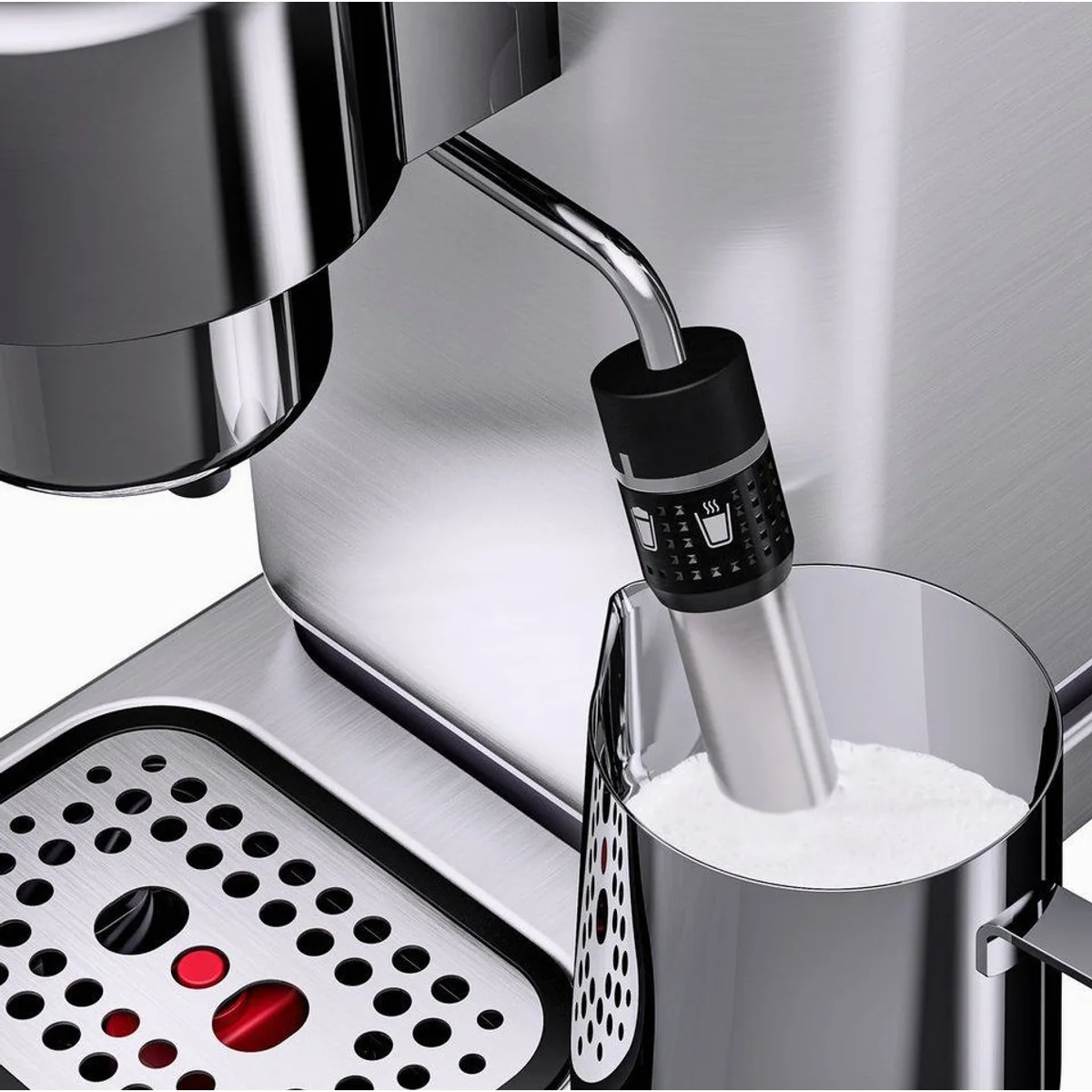WMF Lumero Espressomaschine, kompakt, 15 bar, Milchschaumdüse 4