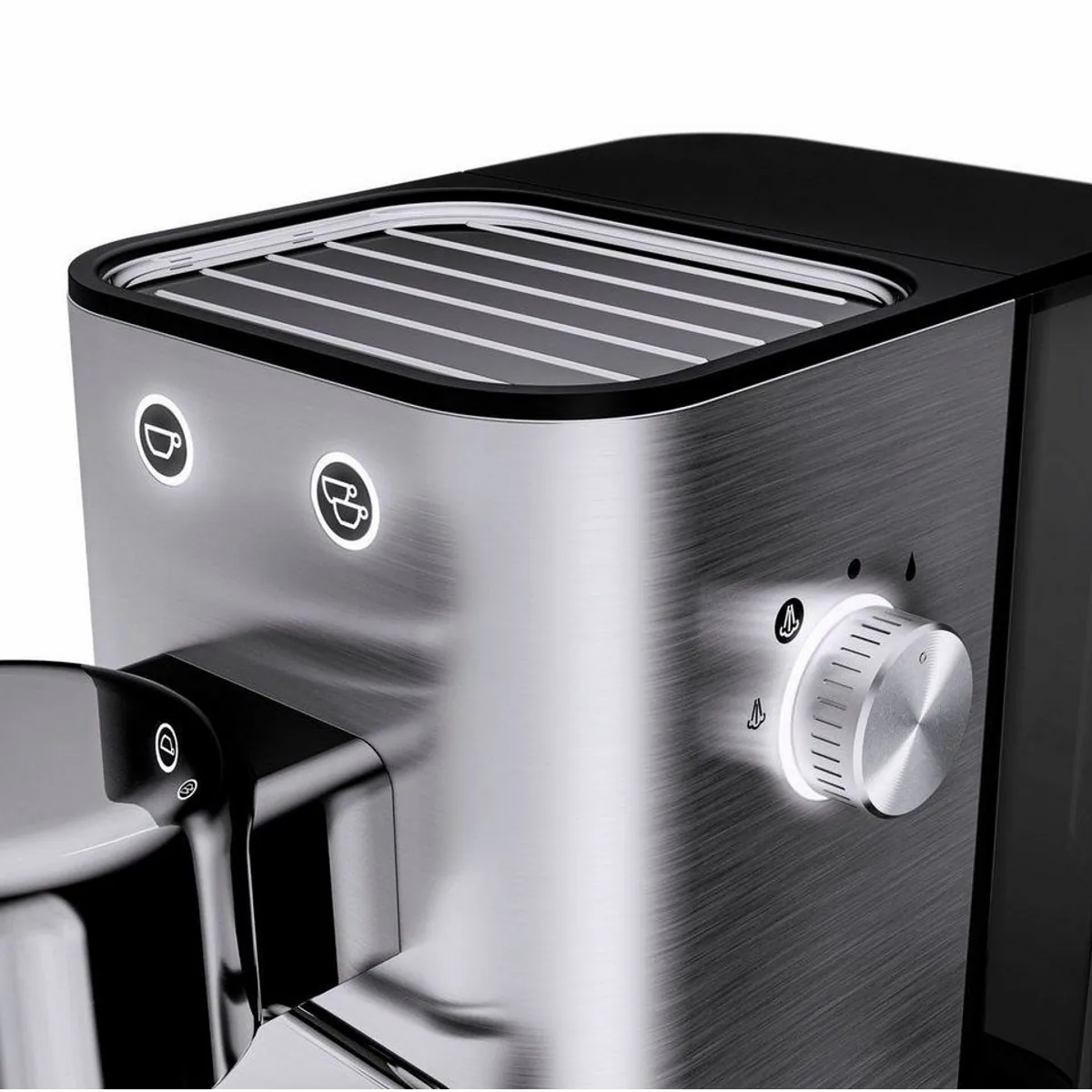 WMF Lumero Espressomaschine, kompakt, 15 bar, Milchschaumdüse 5