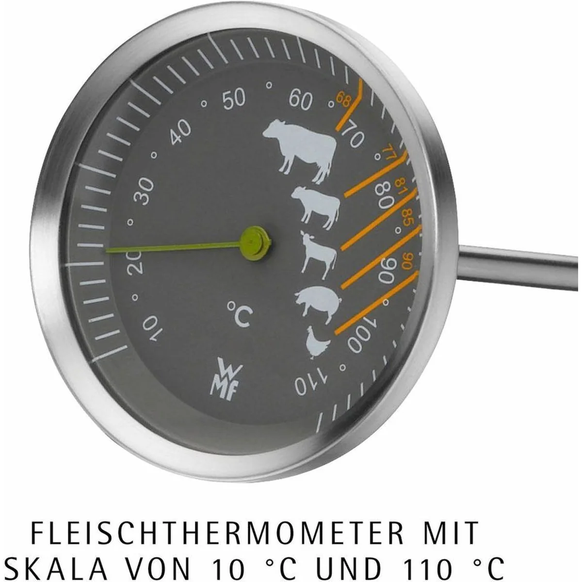 WMF Bräter Schmortopf, Induktion, hitzebeständig, Cromargan Edelstahl 4