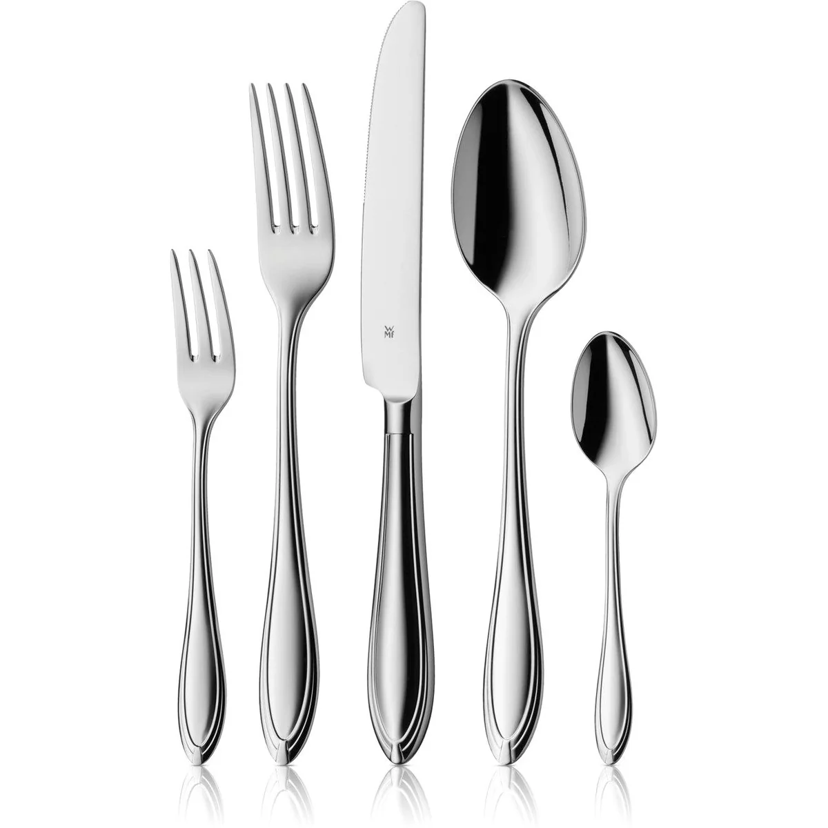 WMF Besteck-Set Verona, 30-teilig, für 6 Personen, elegantes Design