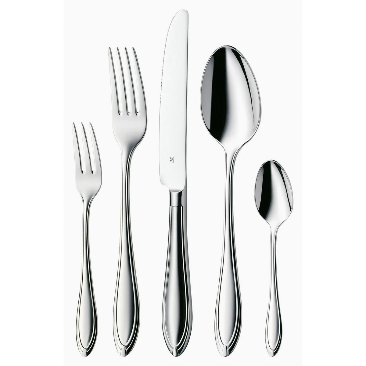 WMF Besteck-Set VERONA, 60-teilig, für 12 Personen, rostfreier Edelstahl