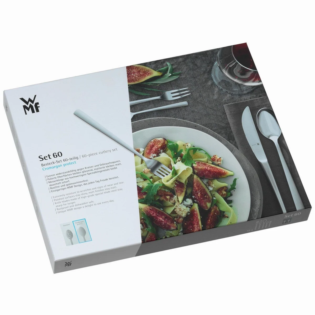 WMF Besteck-Set VERONA, 60-teilig, für 12 Personen, rostfreier Edelstahl 3