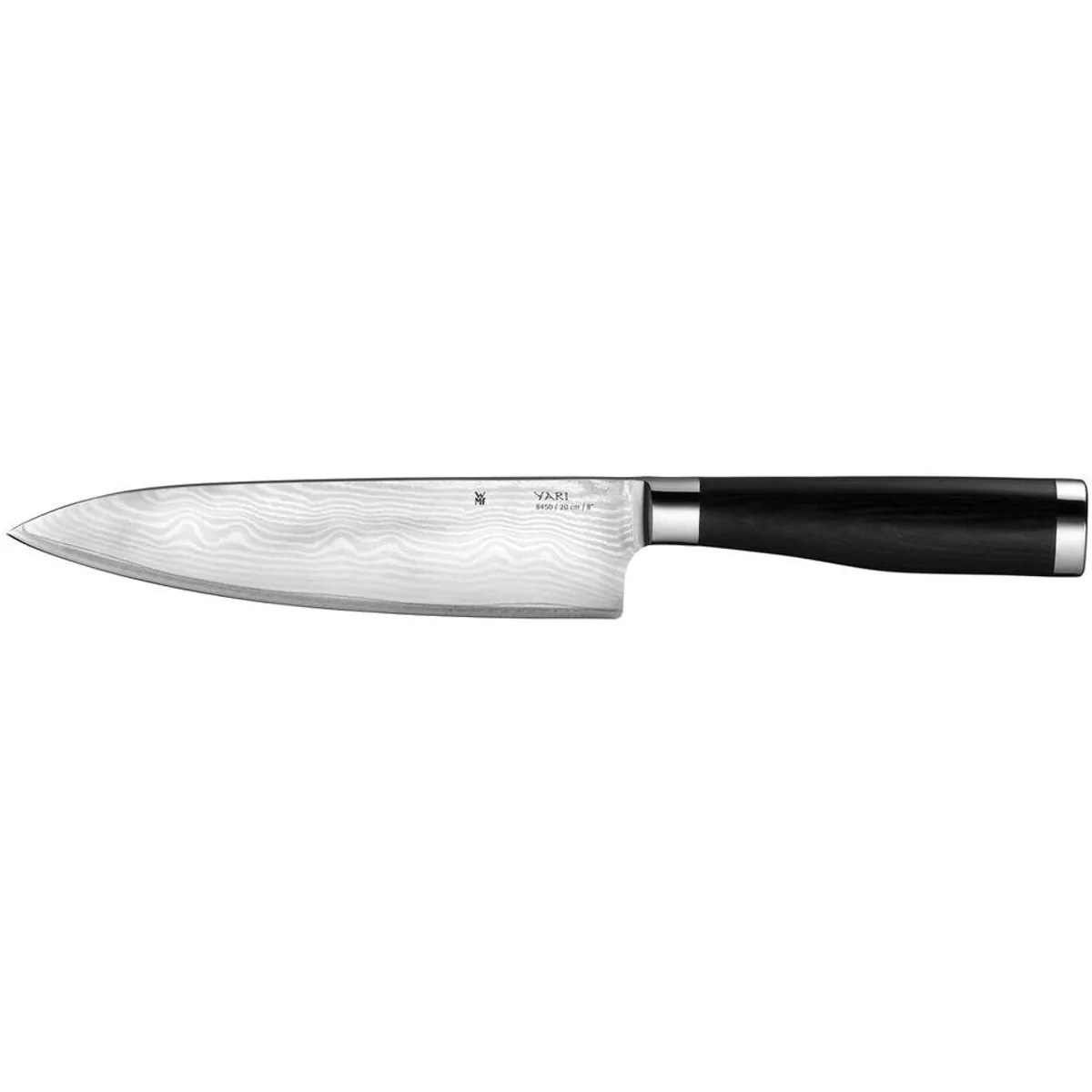 WMF Yari Messer-Set, 3-teilig — japanischer Spezialklingenstahl, ergonomische Griffe, Damaszener-Maserung 2