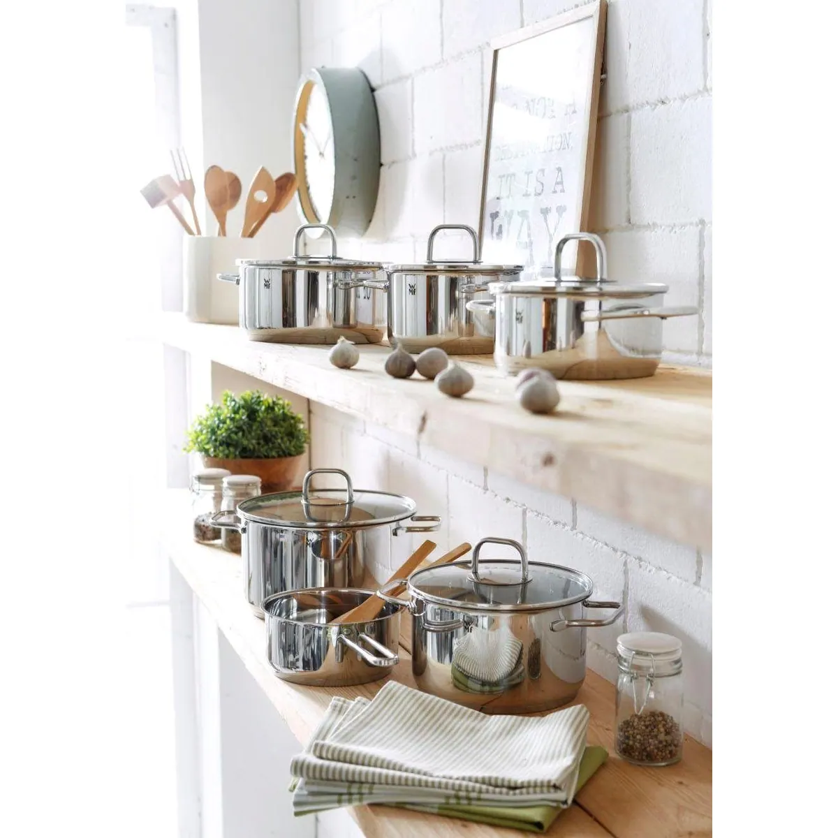 WMF Topf-Set Inspiration, 11-teilig, energiesparend und robust 3