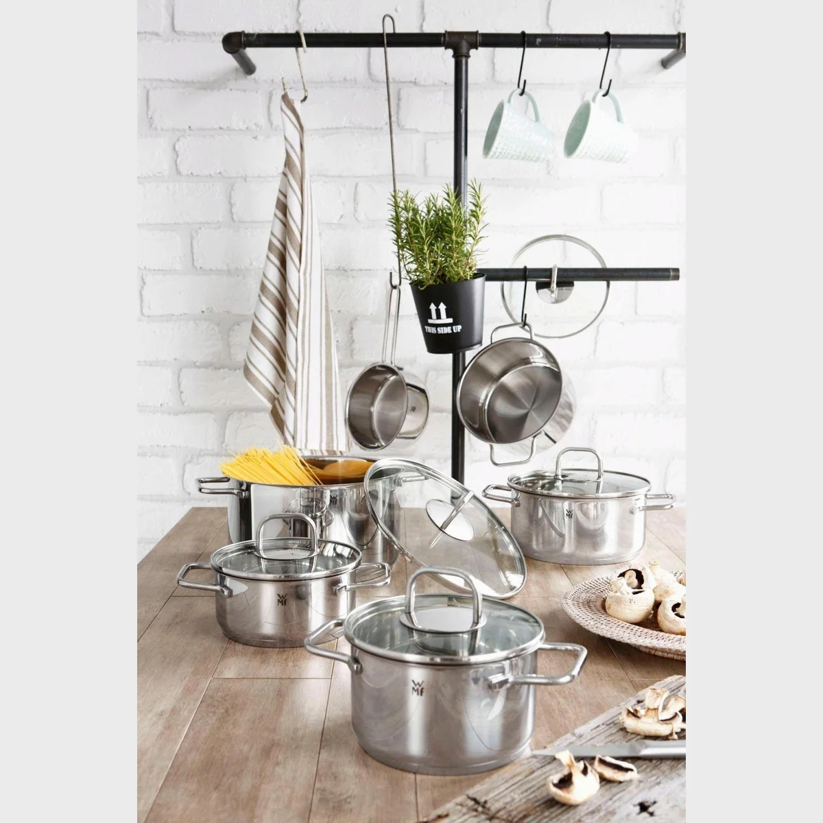 WMF Topf-Set Inspiration, 11-teilig, energiesparend und robust 4