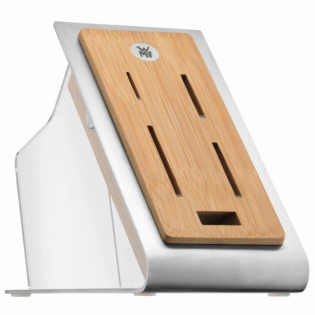WMF Chef's Edition Messerblock, 6-teilig, ergonomischer Griff, langlebige Schärfe 5