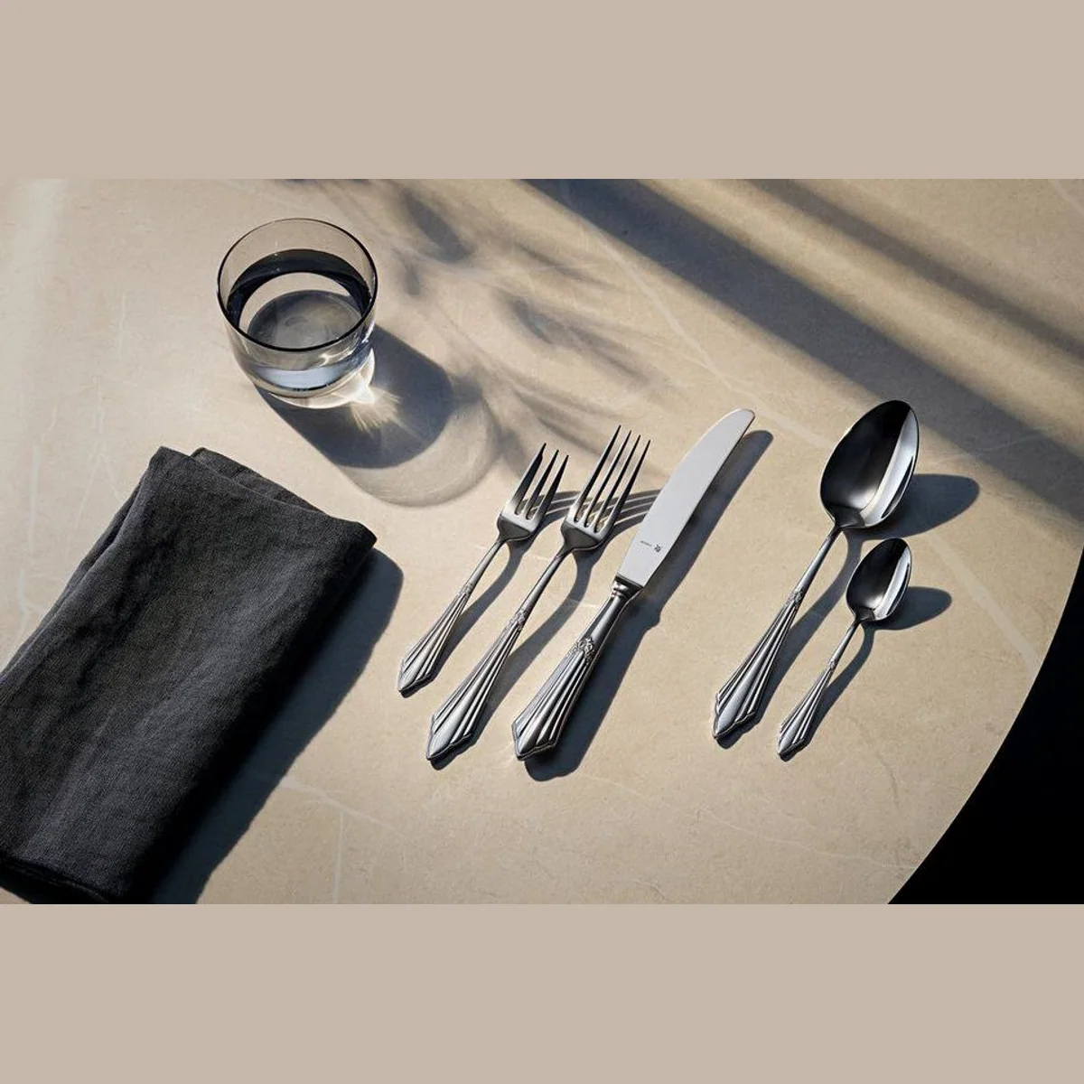 WMF Fächer Besteck-Set, 30-teilig, für 6 Personen, ergonomisch und langlebig 5