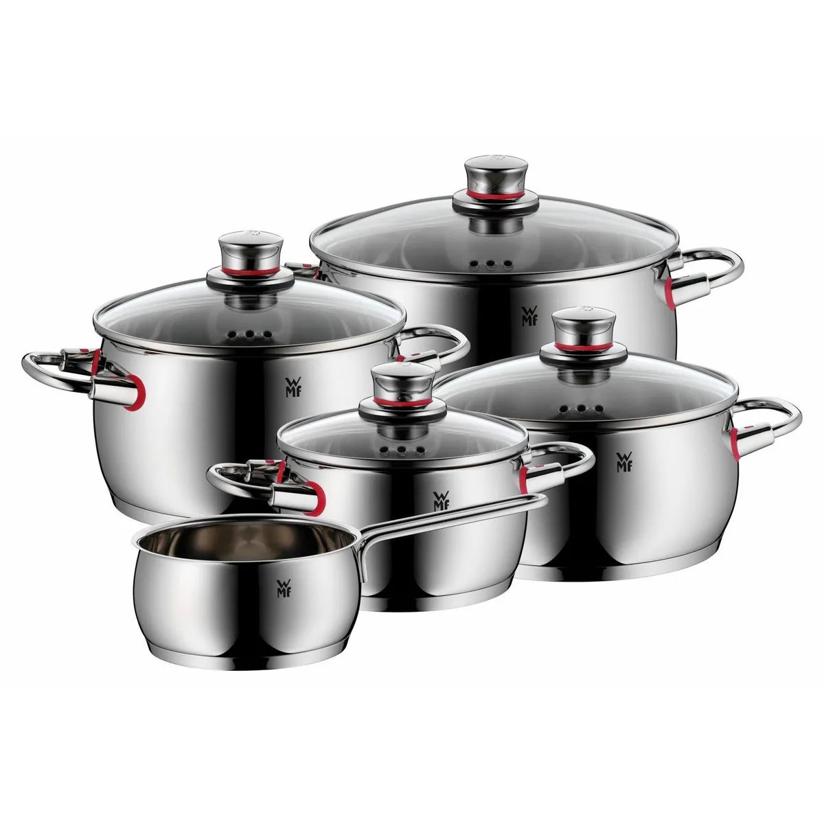WMF Topf-Set Quality One Induktion, 5-teilig, langlebig & pflegeleicht
