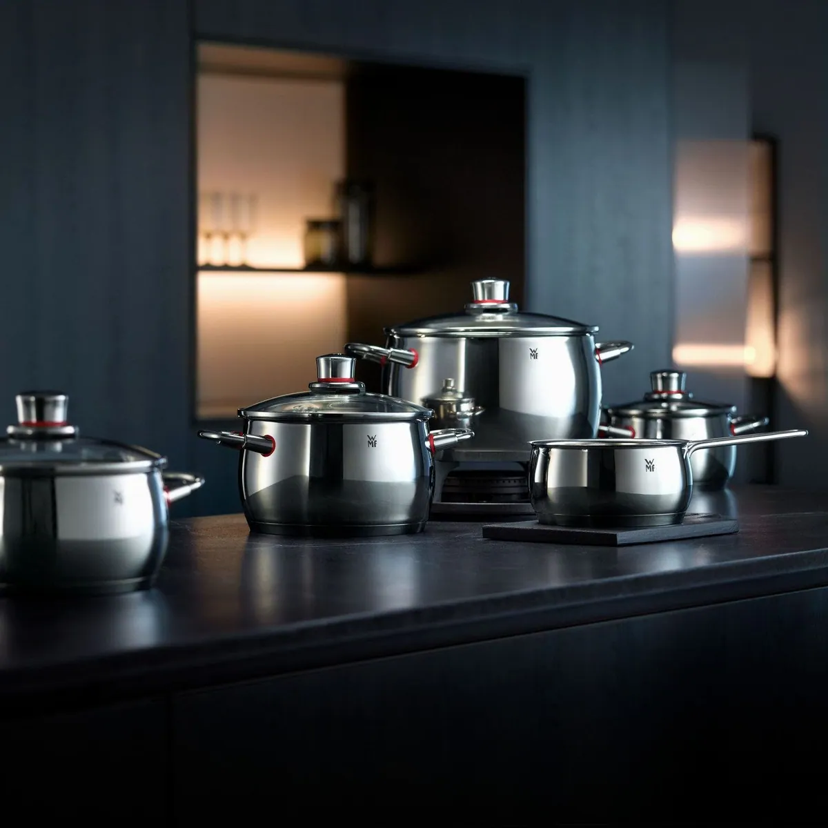 WMF Topf-Set Quality One Induktion, 5-teilig, langlebig & pflegeleicht 5