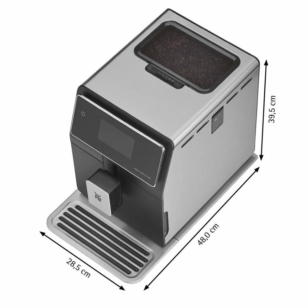 WMF Perfection 880L Kaffeevollautomat, 18 Getränke, Double Thermoblock, Edelstahl-Mahlwerk 3