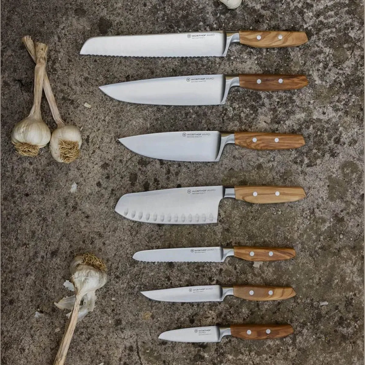 WÜSTHOF Amici Messerset 2-teilig, vielseitige Koch- und Gemüsemesser 2