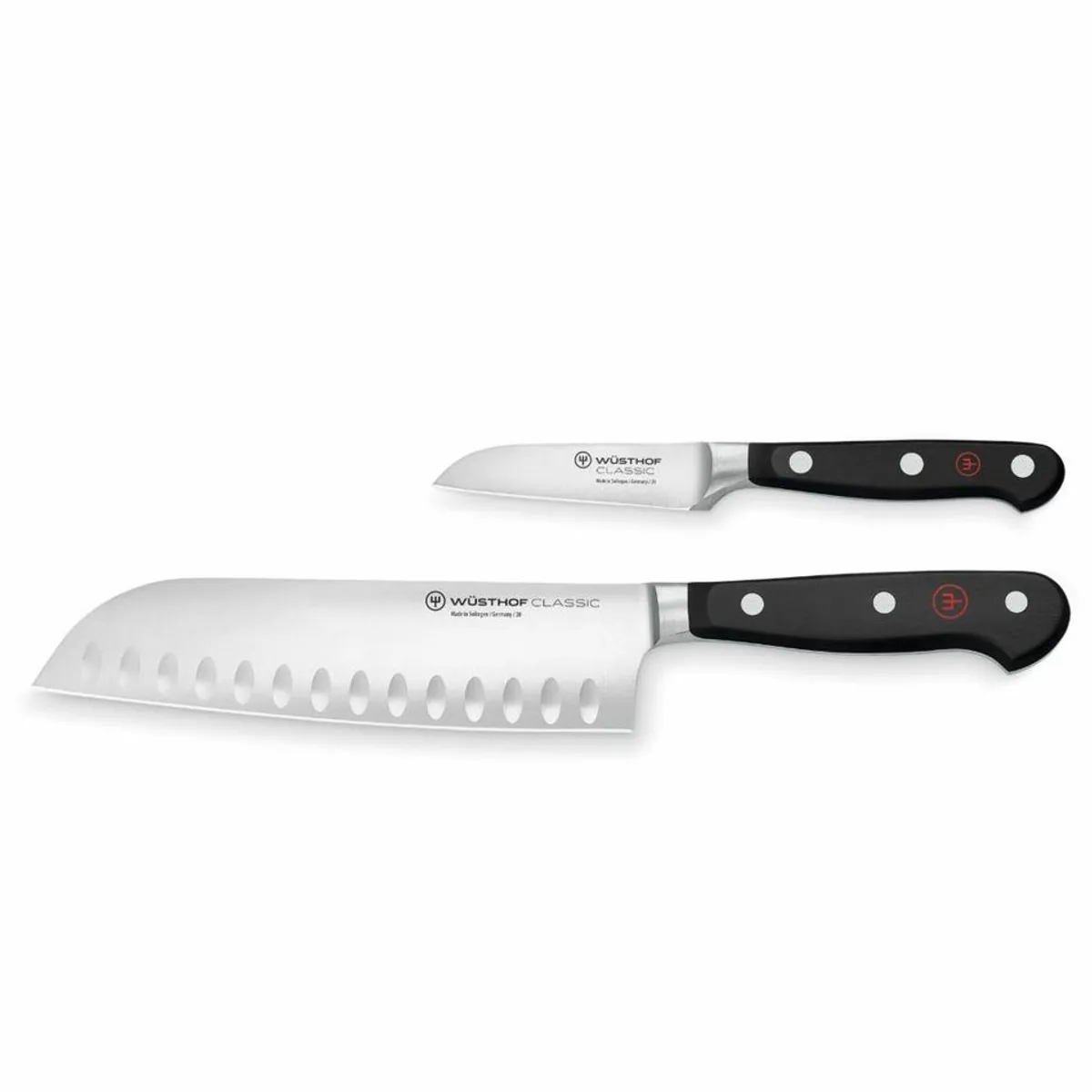 WÜSTHOF Classic Messerset, Santoku und Gemüsemesser — präzise Schnitte, langlebige Materialien, ergonomischer Griff