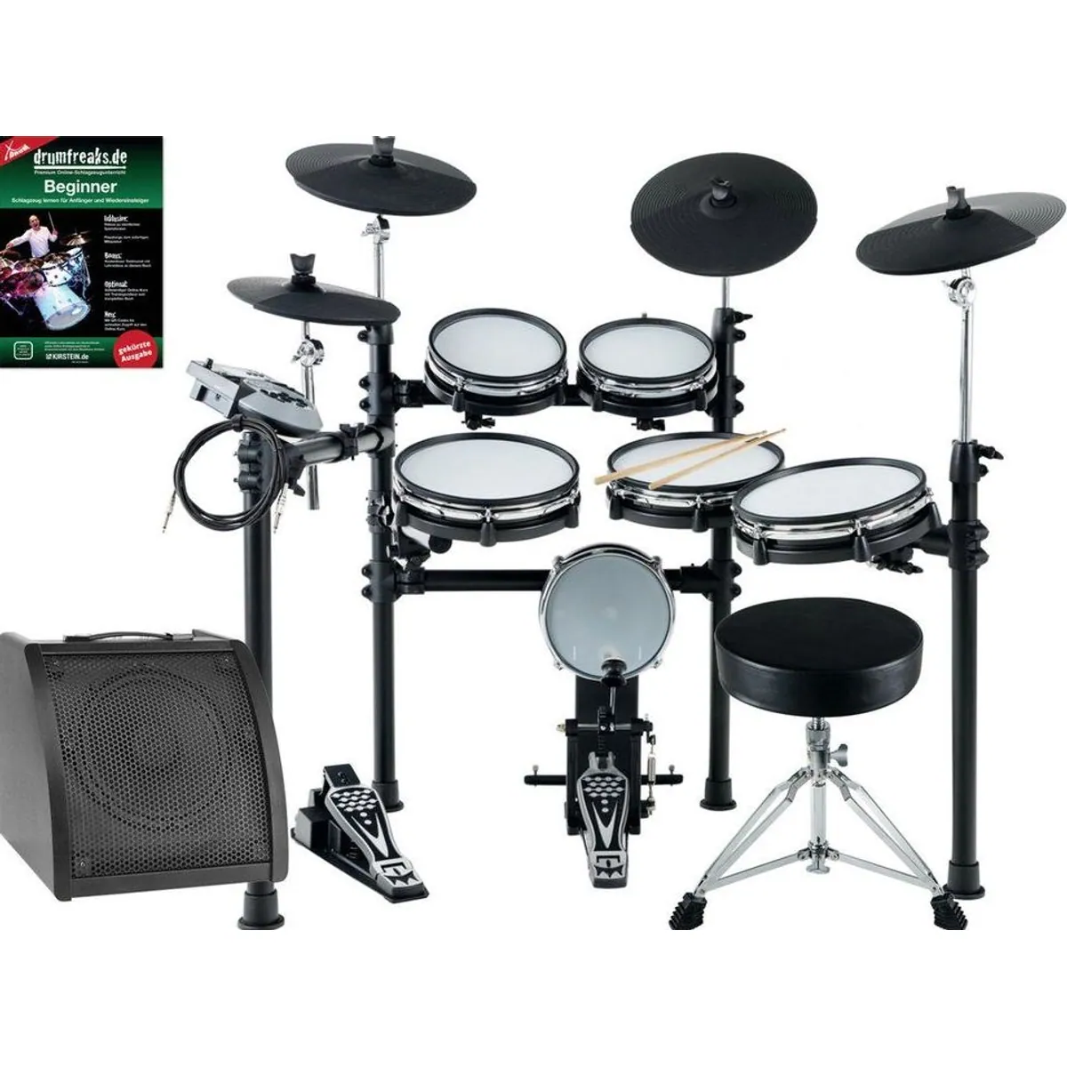 XDrum DD-530 E-Drum, 45 Drumkits, 400 Sounds, Mesh Heads
