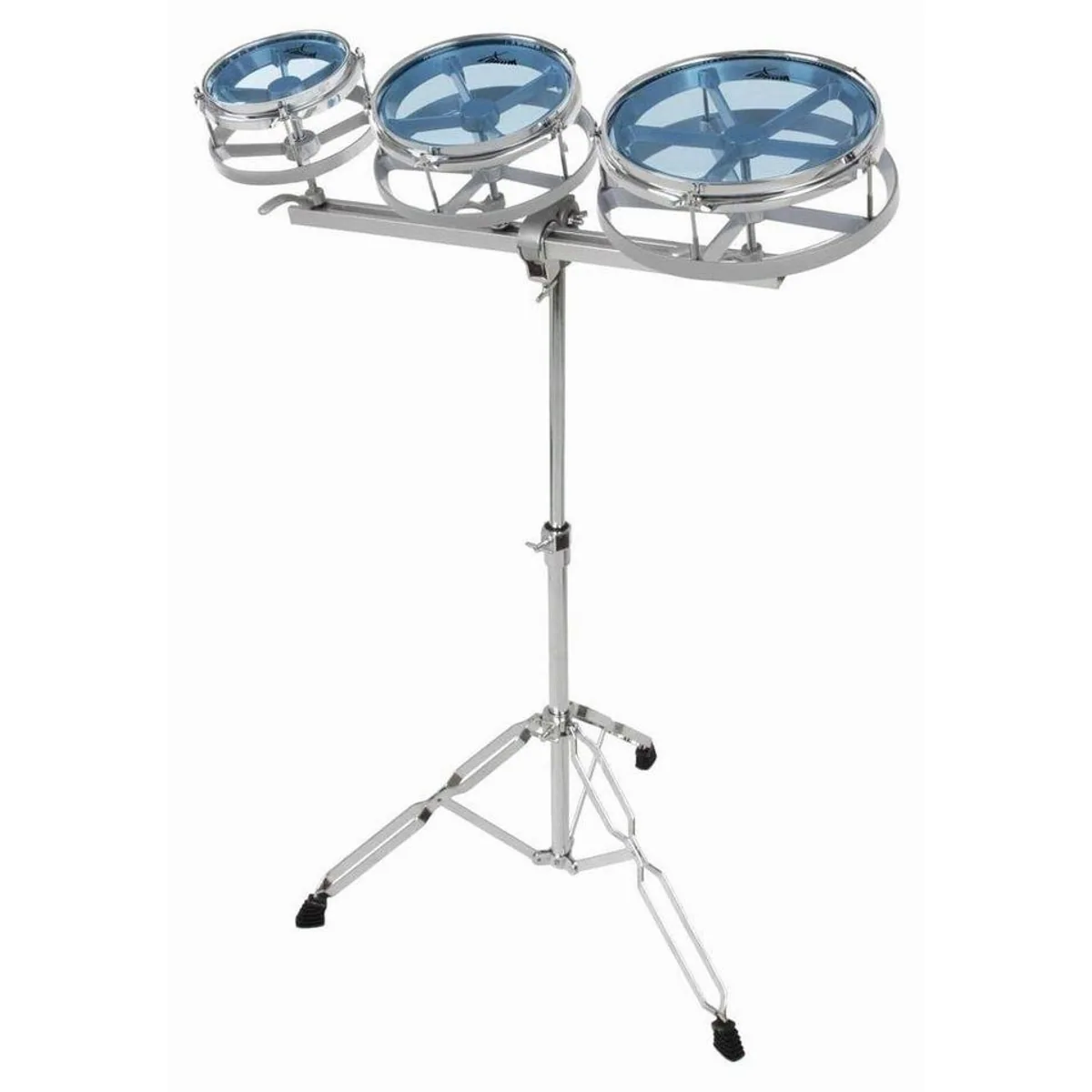 XDrum Rototom Set, 6" 8" 10", verstellbarer Ständer, 4 Spannschrauben pro Tom