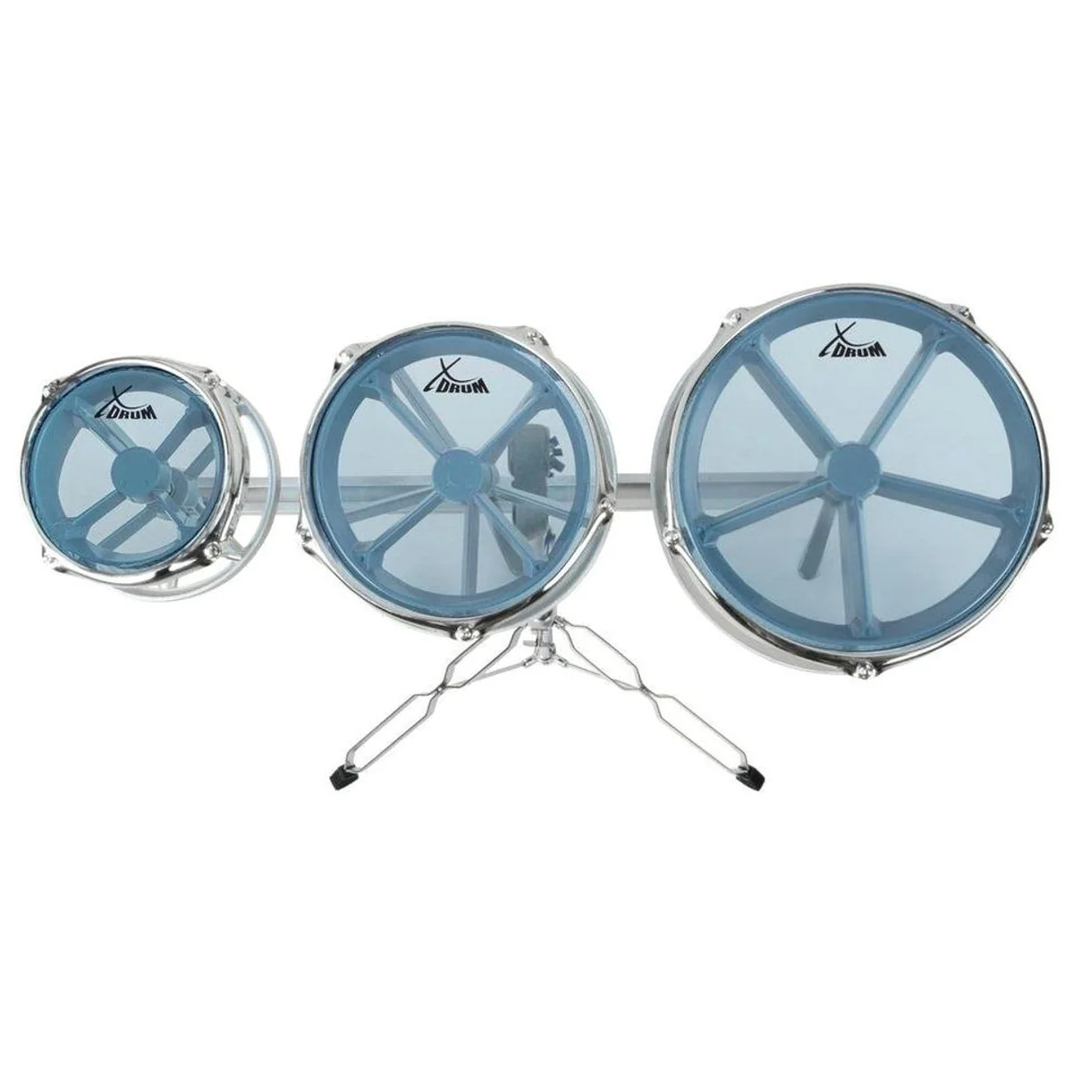 XDrum Rototom Set, 6" 8" 10", verstellbarer Ständer, 4 Spannschrauben pro Tom 2